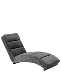 „Serpente" Chaise Longue — Undulating Form in Graphite Velvet