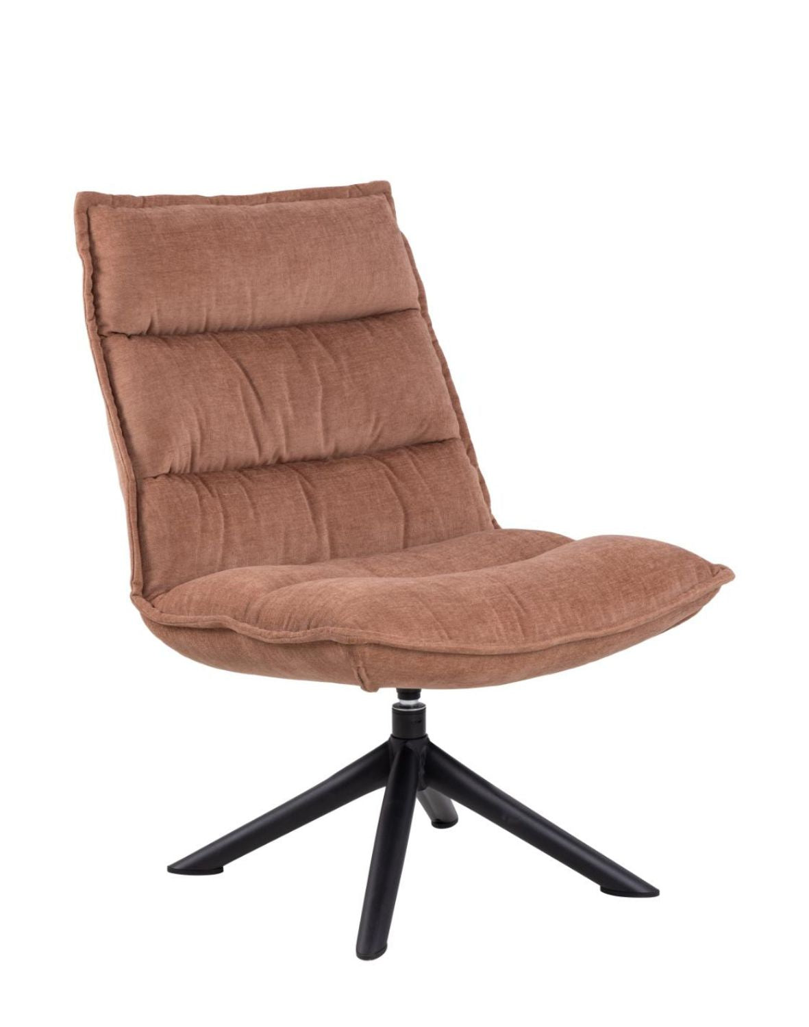 „Terra" Swivel Armchair — Soft Sections in a Caramel Shade