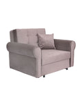 „Roll" Sofa Bed Armchair — With Sleep Function and Decorative Cushion