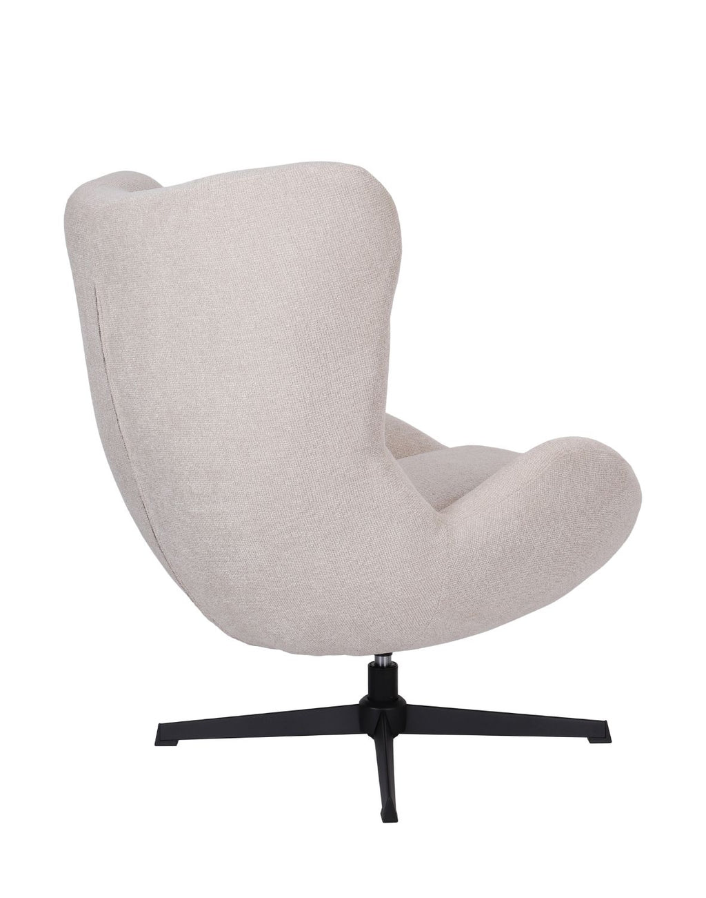 „Egg" Swivel Armchair — Modern Cocoon in Cream White