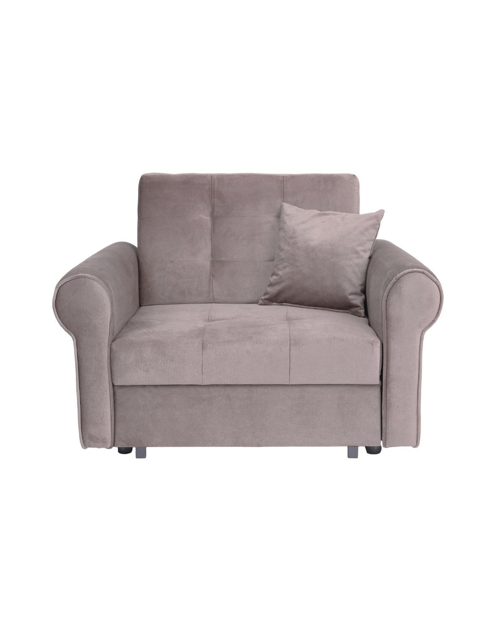 „Roll" Sofa Bed Armchair — With Sleep Function and Decorative Cushion