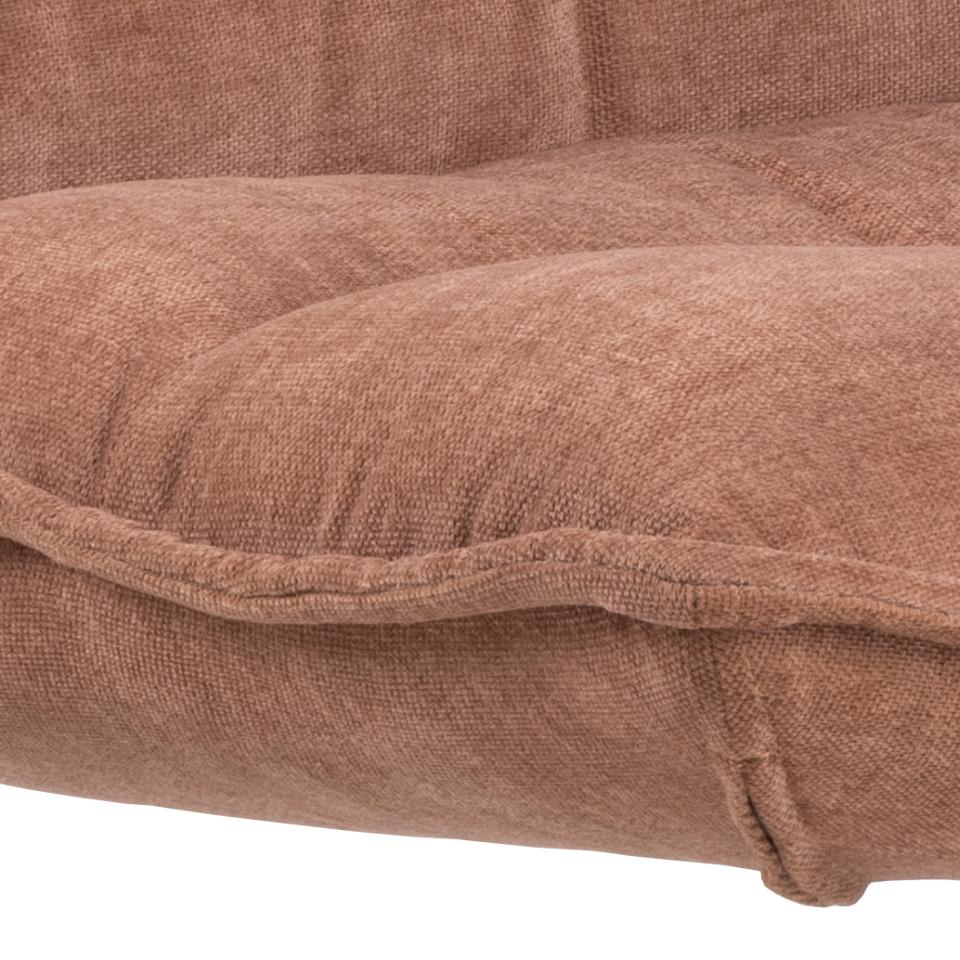 „Terra" Swivel Armchair — Soft Sections in a Caramel Shade