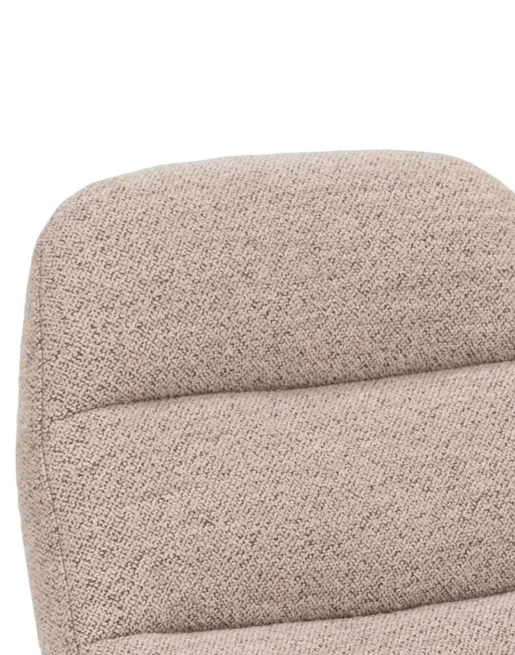 „Onda" Chaise Longue — Designer Lounger in Boucle Fabric