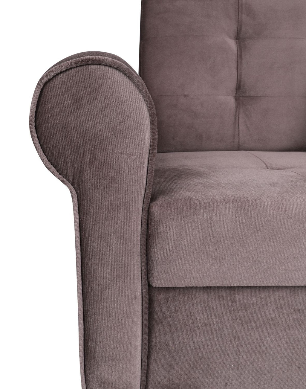 „Roll" Sofa Bed Armchair — With Sleep Function and Decorative Cushion